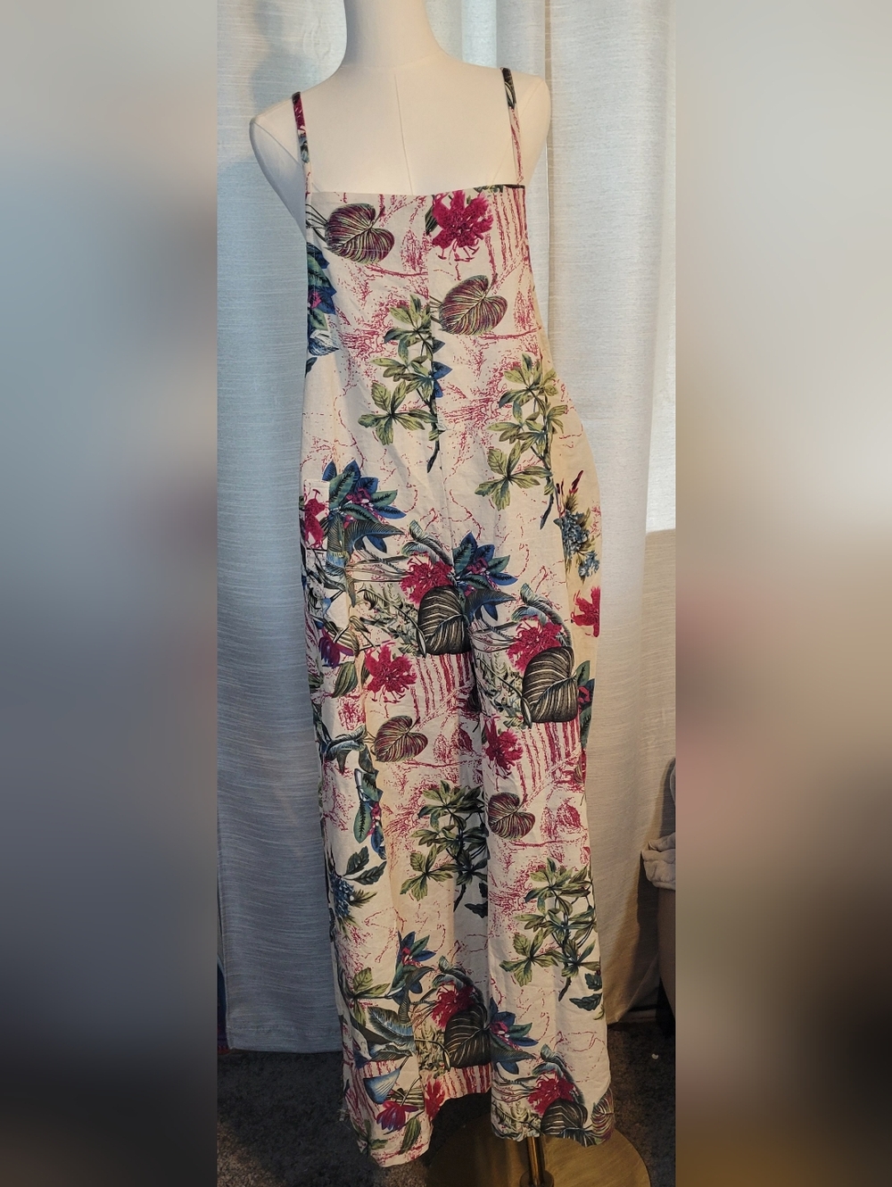 100% Cotton Womens Floral Boho Romper.